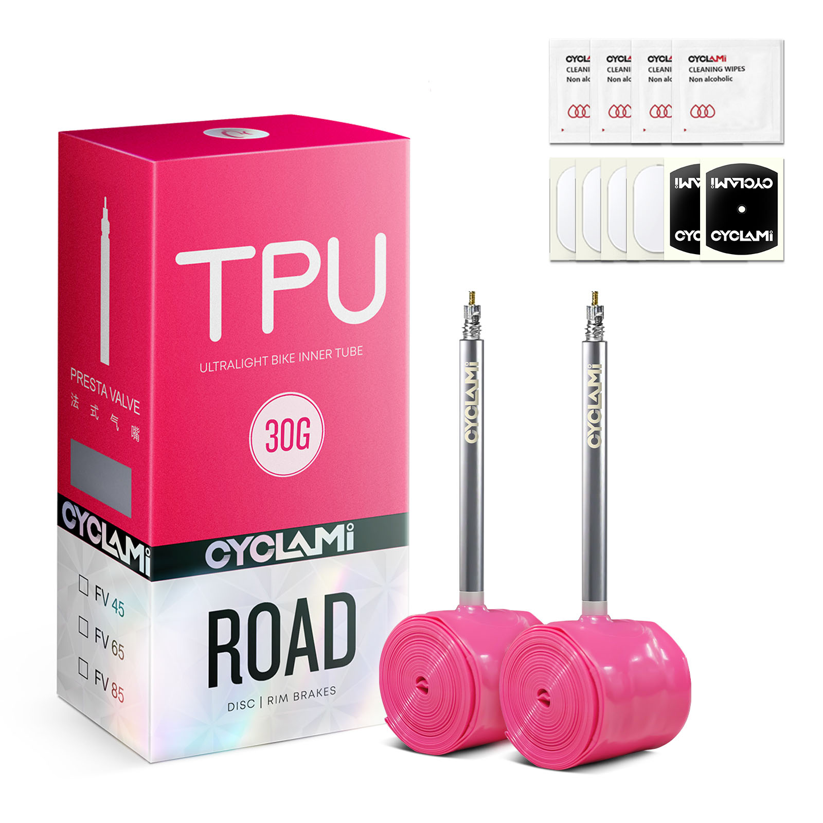 Inner Tube 700C - 2 قطعة صمام داخلي للدراجة من