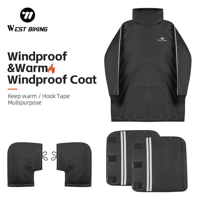 Cycling Commute Jacket - سترة WEST BIKING للتنقل بالدراجة، سميكة