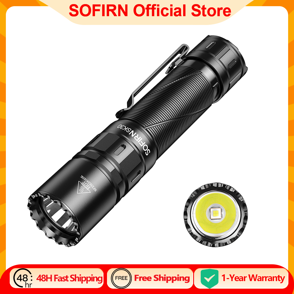 Cycling To Work - SOFIRN SK30 3000LM مصباح يدوي تكتيكي