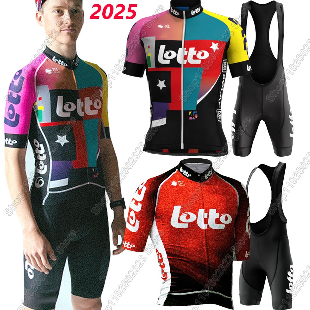 Cycling Community - لوتو فريق 2025 طقم جيرسي لركوب