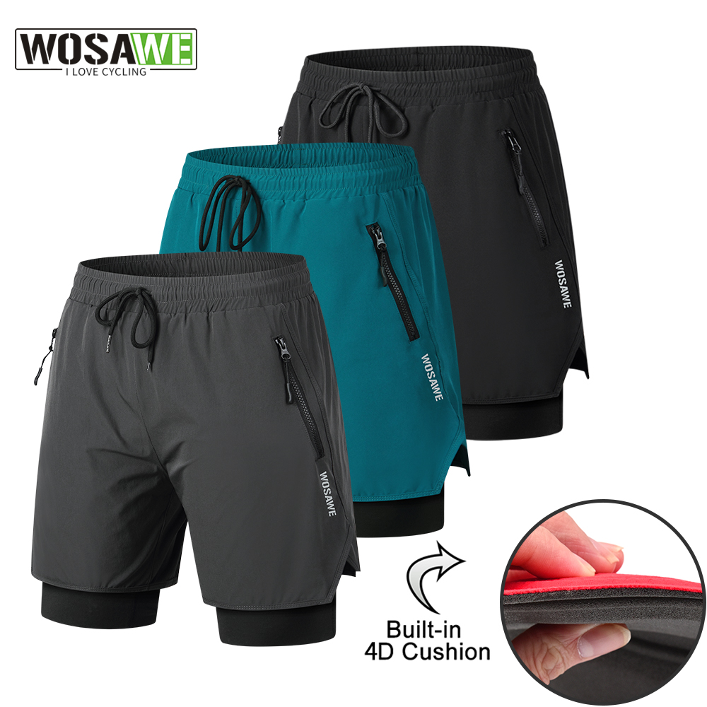 Cycling Commuter Trousers - WOSAWE MTB السراويل الصيف الرجال الدراجات