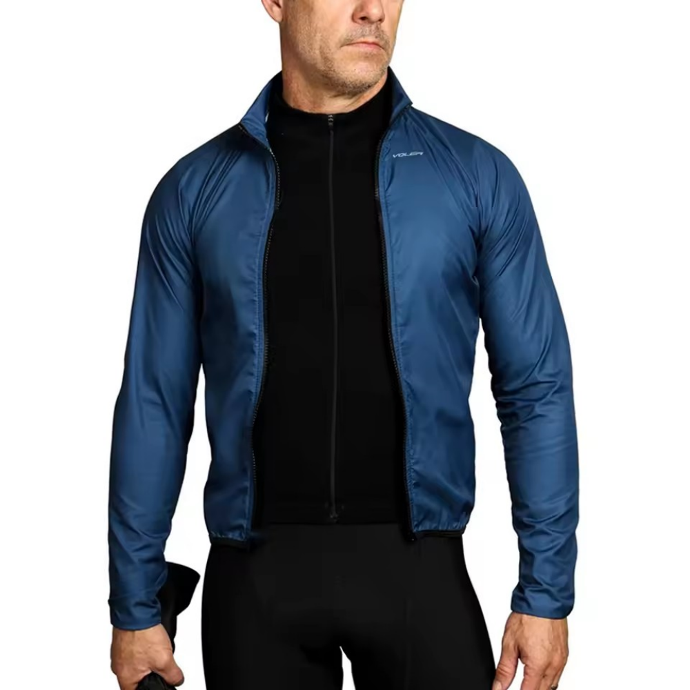 Cycling Rain Jacket Commute - VOLER الدراجات يندبروف/مقاوم للماء الرجال طويلة