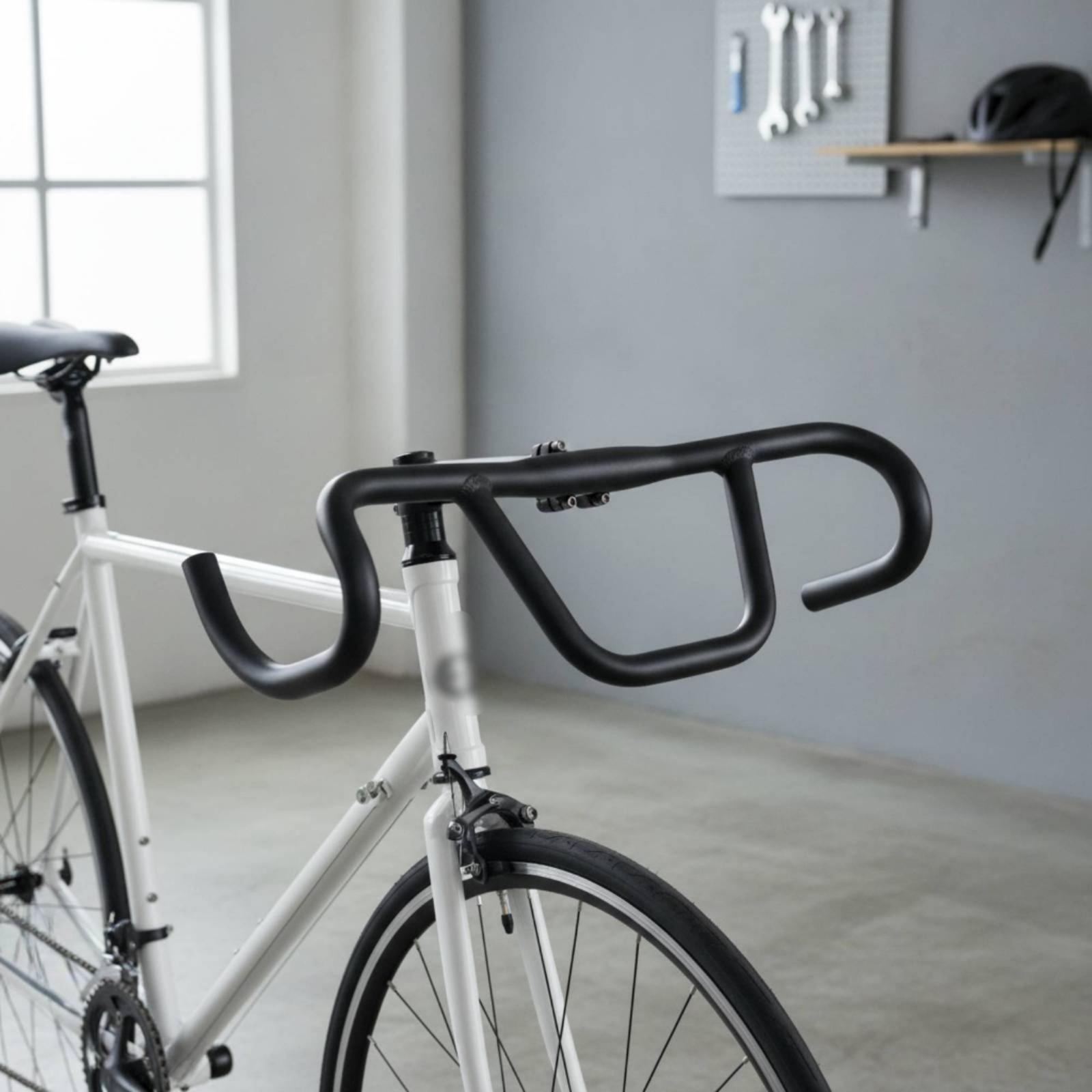 مقود دراجة طريق متين بعرض 430  - مراجعة Cycling Commute Distance وسعره