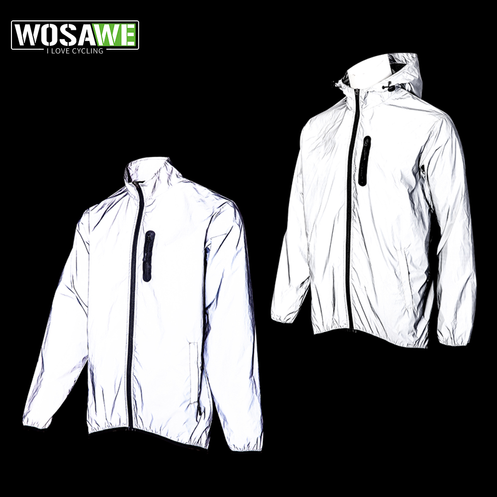 سترة WOSAWE للرجال عاكسة للضوء - مراجعة Cycling Rain Jacket Commute وسعره